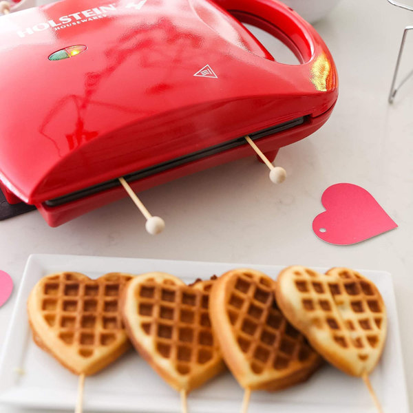 Holstein Housewares Heart Shaped Waffle Maker & Reviews Wayfair